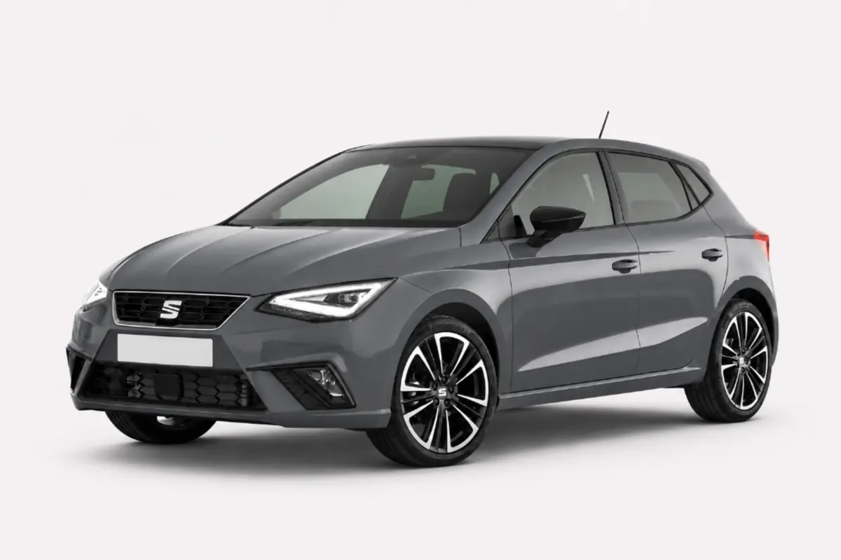 Seat Ibiza grise — location voiture automatique Marrakech