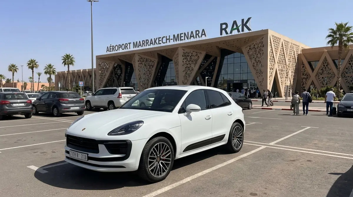 Voiture de location à l’aéroport Marrakech-Ménara — Premium